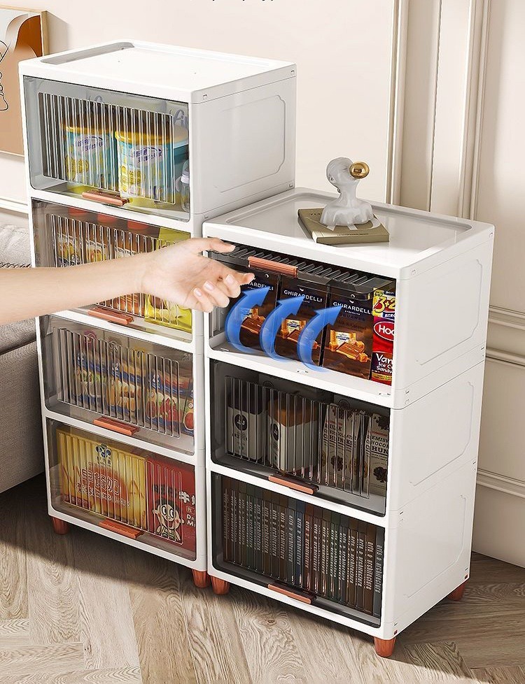 The Multi-Layer Flip-Top Storage Rack